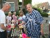 ouderen 4 daagse in de beverwaard 04-07-2016 eerste etape vanaf ijsselburg schinnenbaan beverwaard