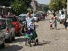 ouderen 4 daagse in de beverwaard 04-07-2016 eerste etape vanaf ijsselburg schinnenbaan beverwaard