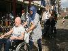 ouderen 4 daagse in de beverwaard 04-07-2016 eerste etape vanaf ijsselburg schinnenbaan beverwaard