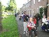 ouderen 4 daagse in de beverwaard 04-07-2016 eerste etape vanaf ijsselburg schinnenbaan beverwaard