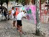 24-08-2018 theater&dans un het urban skillsz house -tafeltennis-poolen-voetbal-fifi tournooi- dansworkshop- graffiti workshop en een barbeque.