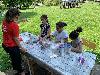 | 4-6-21 Donuts Middag Wijkpark zelf donuts maken donuts happen en diverse andere spellen 