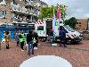 22-6-21 corona infopunt in het winkelcentrum mensen konden terecht voor vragen betreffend corona