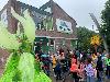 30-6-21 zaadje zaaien vanafde focus met kinderen door winkelcentrum richting wetering eind focus 11.00-12.00