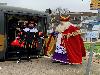 | 3-12-22 Sinterklaas 2022 van beverwaard in oude tram naar prinsenplein toen pascalweg en toen naar keizerswaard slot feest 